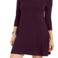Vestido rodado feminino Style &amp; Co roxo tamanho pequeno M