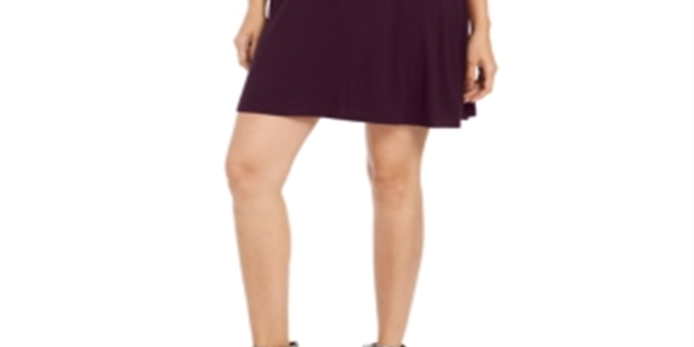 Vestido rodado feminino Style &amp; Co roxo tamanho pequeno M