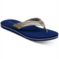 Sandálias femininas Tommy Hilfiger Carrah Flip Flop Azul-marinho - Douradas, tamanho 6 M