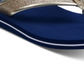 Sandálias femininas Tommy Hilfiger Carrah Flip Flop Azul-marinho - Douradas, tamanho 6 M