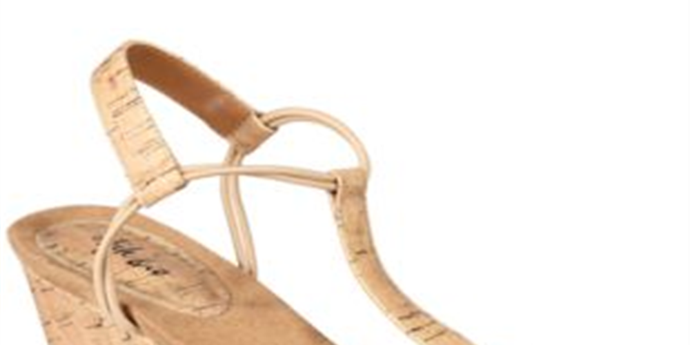 Sandálias plataforma casuais femininas Style &amp; Co Mulan com bico aberto, marrom, tamanho 8 M