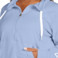 Calvin Klein Plus Size Feminino Meio Zíper Azul Tamanho 1X