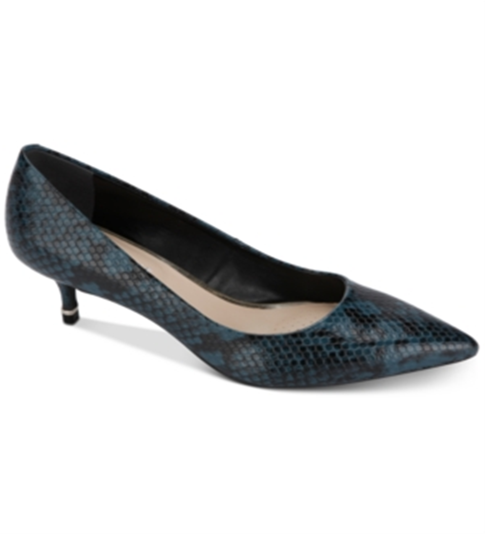 Kenneth Cole New York Morgan Fabric Classic Scarpin Feminino Azul Tamanho 5,5 M