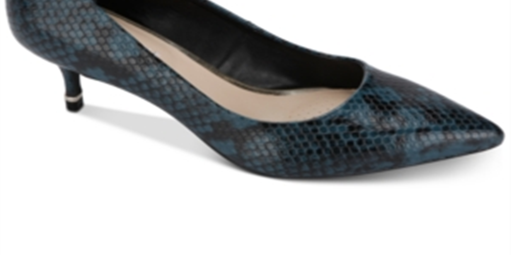 Kenneth Cole New York Morgan Fabric Classic Scarpin Feminino Azul Tamanho 5,5 M