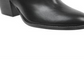 Tommy Hilfiger Regise 2 Botas de Couro Femininas com Biqueira Amêndoa e Cano Curto, Pretas, Tamanho 9 M