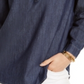 Tommy Hilfiger Blusa Feminina Gola Alta Azul Tamanho Grande
