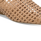 Sapatos Bar III Woven Mules Femininos Vermelhos Tamanho 9,5 M