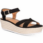Material Girl Brinny Faux Suede Ankle Strap Feminino Preto Tamanho 9 M