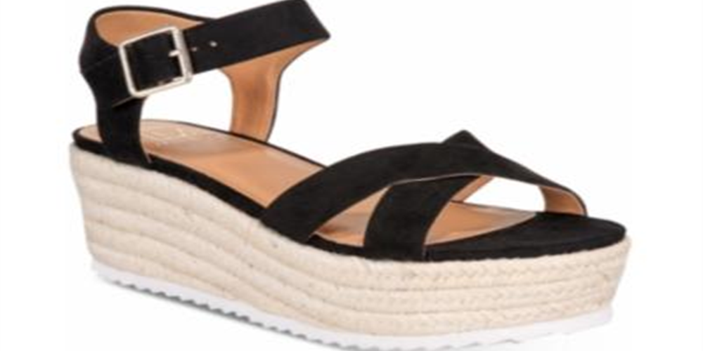 Material Girl Brinny Faux Suede Ankle Strap Feminino Preto Tamanho 9 M