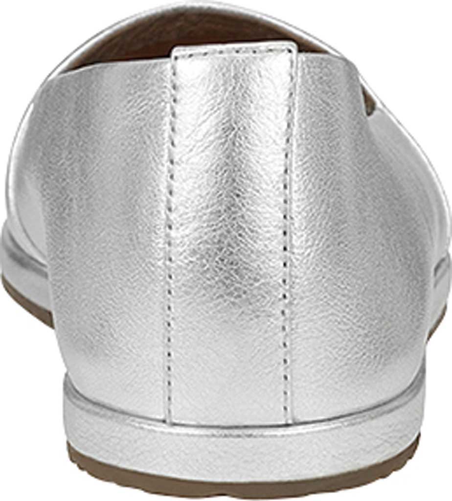 Aerosoles Feminino Couro Holland Flat Prata Tamanho 9,5 M