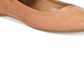 Sapatilhas de balé femininas Style &amp; Co Beaa com bico fechado e tiras laterais, marrom, tamanho 9,5 M