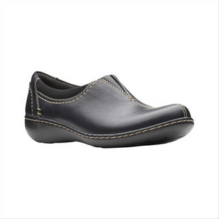 Clarks Women's Ashland Joy Comfort Slip on Black Size 9.5M
