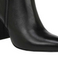 Bota feminina Fergie Enigma Block Heel, preta, tamanho 9,5 m