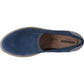 Clarks Plataforma Feminina Almofadada Absorção de Umidade Elástica Sharon Dolly Bico Redondo Cunha Slip Azul Marinho Tamanho 12 M