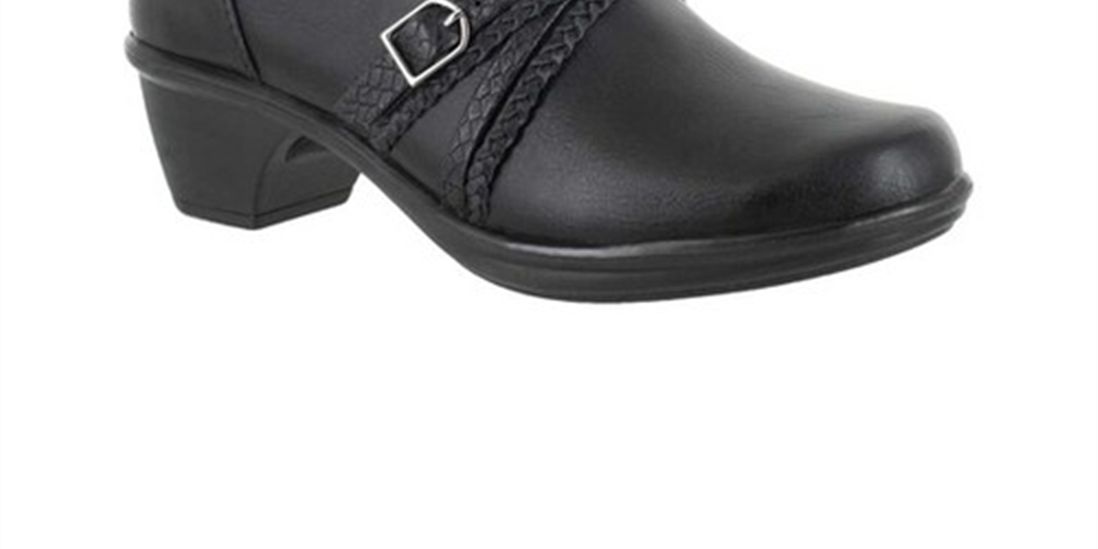 Easy Street Titan Comfort Shooties Feminino Preto Tamanho 9W-W
