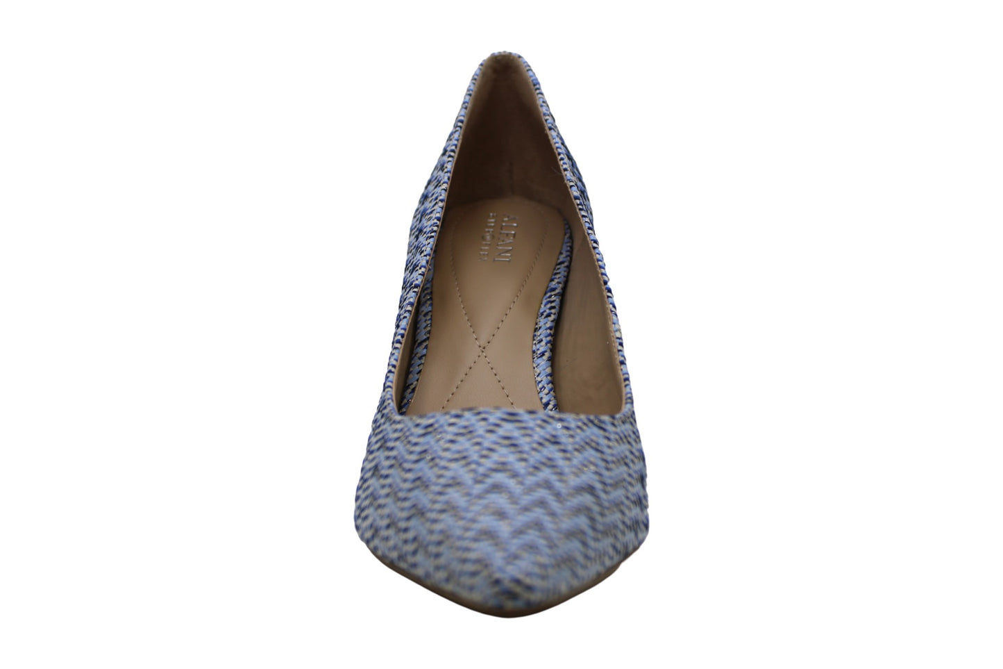 Alfani Jeules Sparkle Fabric Scarpin Clássico Bico Fino Azul Tamanho 9,5 M