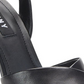 DKNY Sapatos Femininos de Couro com Biqueira Aberta e Tira no Tornozelo Clássicos Pretos Tamanho 6 M