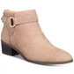 Botas femininas Giani Bernini Putneyy de couro com salto alto, marrom, tamanho 9,5M