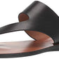 Sandálias femininas Kenneth Cole New York com tira de couro e bico redondo, tamanho 6 M, pretas
