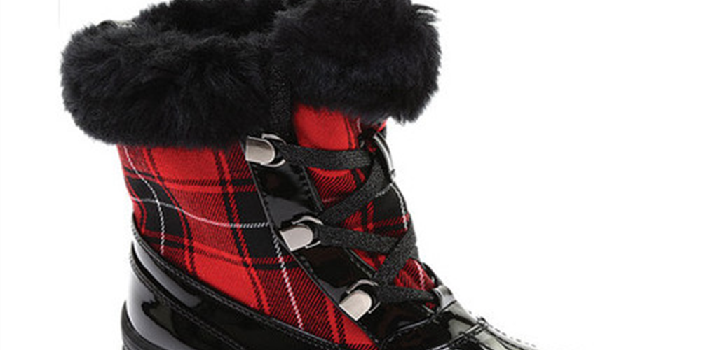 Anne Klein Bota Feminina Gayla Duck Vermelha Tamanho 10 M