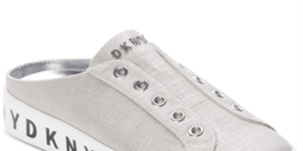 Tênis DKNY Bayne Slip-on Feminino Prateado Tamanho 11