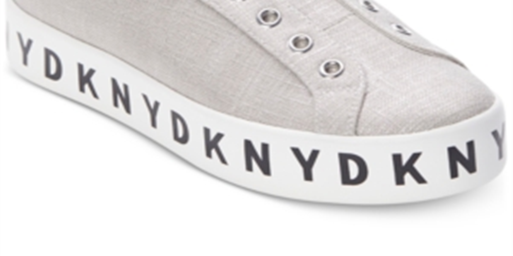 Tênis DKNY Bayne Slip-on Feminino Prateado Tamanho 11