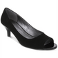 Karen Scott Mory Peep Toe Classic Scarpin Feminino Preto Tamanho 5 M
