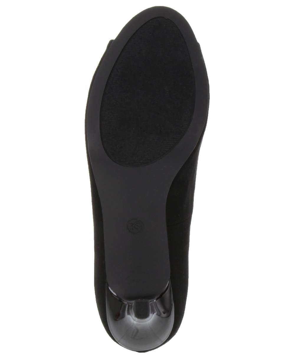 Karen Scott Mory Peep Toe Classic Scarpin Feminino Preto Tamanho 5 M