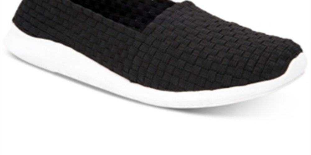 Mocassim feminino Ideology Mayaa Fabric bico redondo preto tamanho 8 M