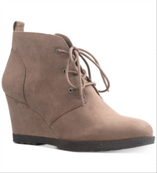 American Rag Botas femininas de salto alto Kiraa amêndoa marrom tamanho 10 M