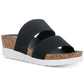 Sandália feminina Madden Girl Nikkii Wedge preta tamanho 8 M