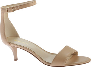 Sandálias femininas Nine West Leisa com tira no tornozelo, marrom, tamanho 7 M