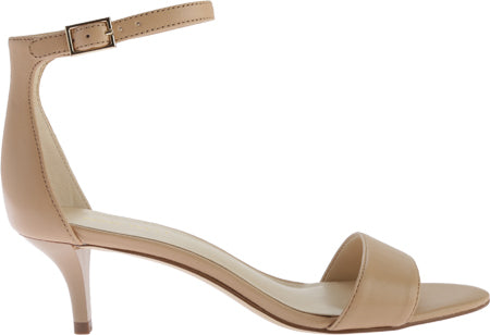 Sandálias femininas Nine West Leisa com tira no tornozelo, marrom, tamanho 7 M
