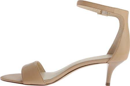 Sandálias femininas Nine West Leisa com tira no tornozelo, marrom, tamanho 7 M