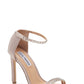 Sandálias femininas Steve Madden Collette de duas peças com strass, rosa, tamanho 5,5 M