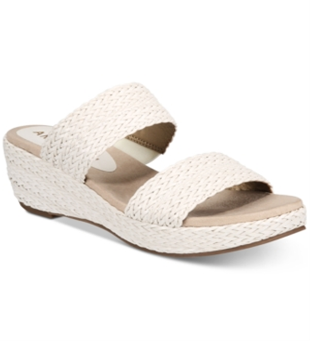 Chinelo Anne Klein Zala Feminino Branco Tamanho 11 M