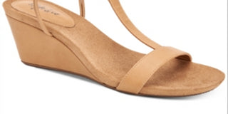 Sandálias Mulan Wedge Femininas Style &amp; Co Marrom Tamanho 5,5 M