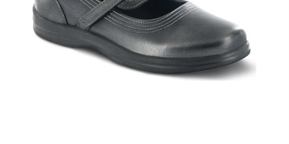 Sapatos sociais Apex femininos Petals Janice Pewter, bronze, tamanho 7 W