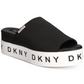 Sandálias DKNY Carli Flatform Femininas Pretas Tamanho 8,5M