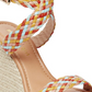 Sandálias plataforma casuais Madden Girl femininas com bico aberto, marrom, tamanho 9,5 M