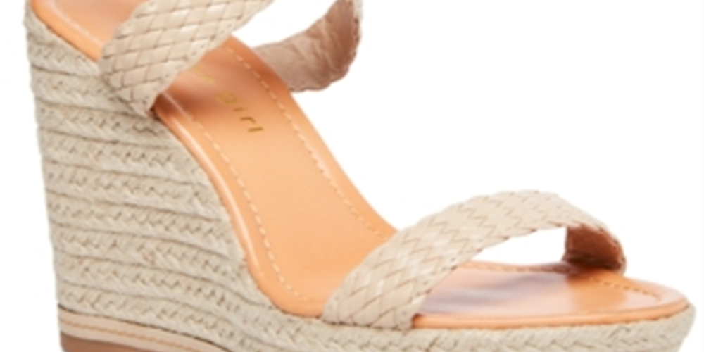 Sandálias plataforma casuais Madden Girl femininas com bico aberto, marrom, tamanho 9,5 M