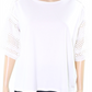 Blusa Ralph Lauren Feminina com Ilhós Branca Tamanho Pequeno Grande