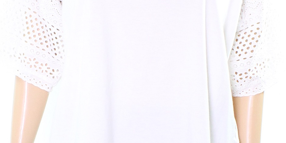 Blusa Ralph Lauren Feminina com Ilhós Branca Tamanho Pequeno Grande