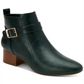 Botas femininas Charter Club Katiaa com fivela, verde, tamanho 10 M