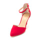 Thalia Sodi Vanessa Scarpin Bico Fino Feminino Vermelho Tamanho 9 M