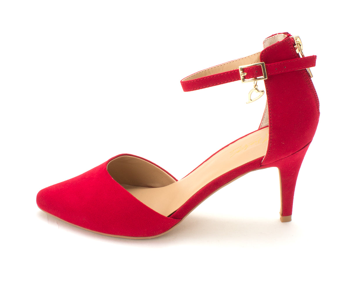 Thalia Sodi Vanessa Scarpin Bico Fino Feminino Vermelho Tamanho 9 M