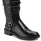 Botas de cano alto BareTraps Chaya Tall Block Heel femininas, pretas, tamanho 6,5 M