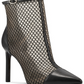 Nine West Pumps Feminino Mesh Tawny Ankle Boot Preto Tamanho 8 M