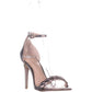 Sandálias femininas Zoe by Rachel Zoe Ella de duas peças, cor blush, tamanho 8M