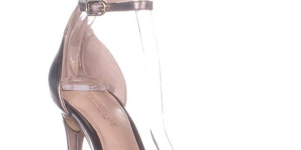 Sandálias femininas Zoe by Rachel Zoe Ella de duas peças, cor blush, tamanho 8M